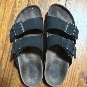 Birkenstock Arizona black suede size 38